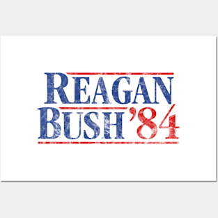 Reagan Bush 84 Posters and Art